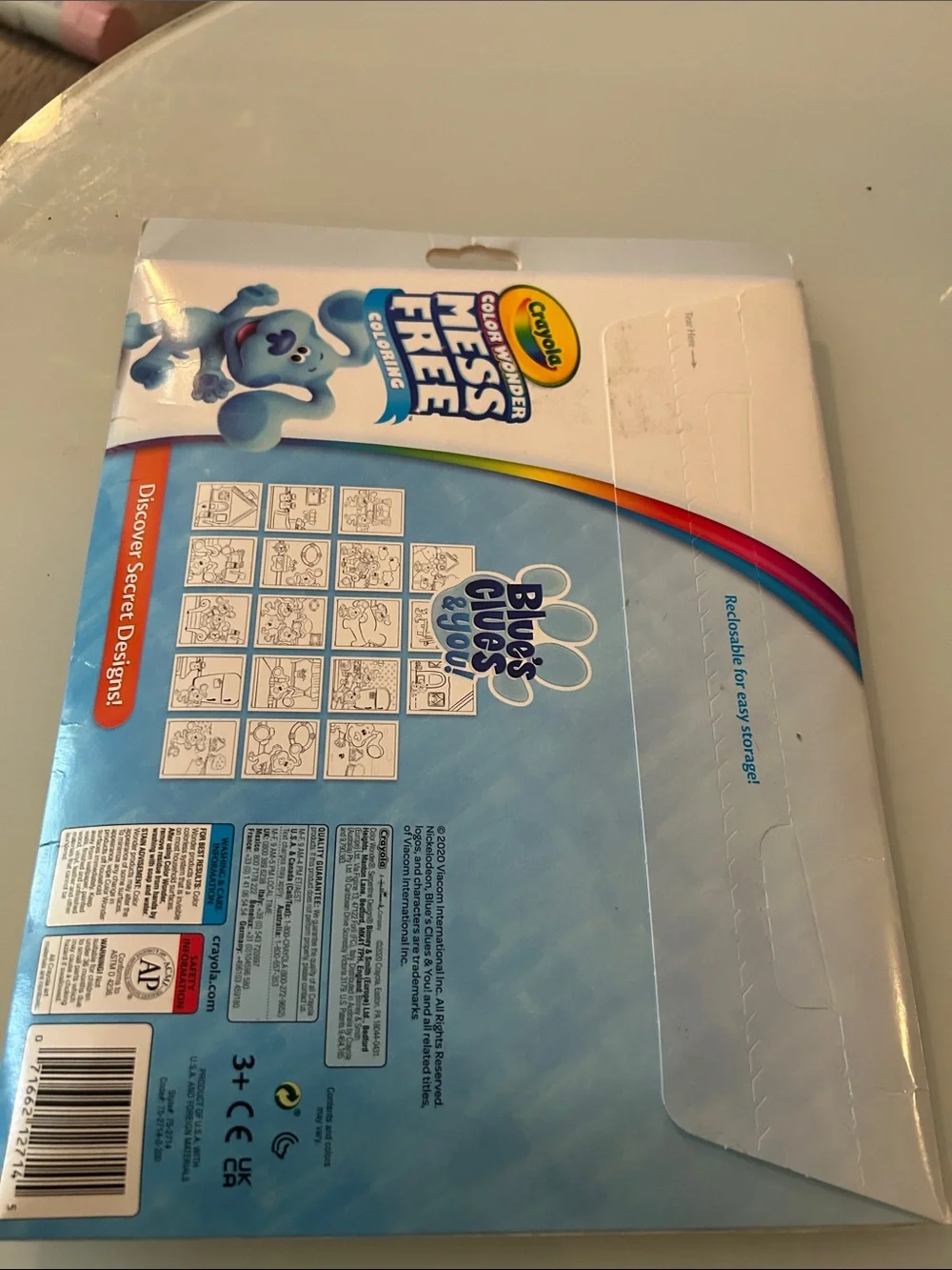 Crayola Mess Free Coloring Set featuring Blue — Blue, Yellow, Purple, Pink